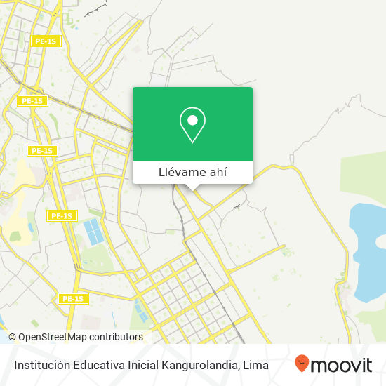 Mapa de Institución Educativa Inicial Kangurolandia