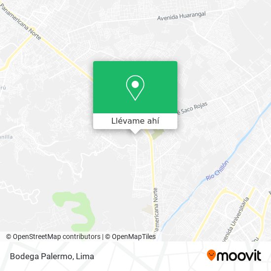 Mapa de Bodega Palermo