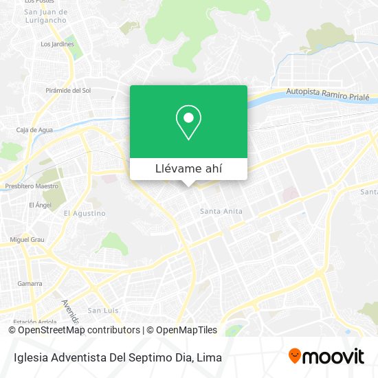 Mapa de Iglesia Adventista Del Septimo Dia