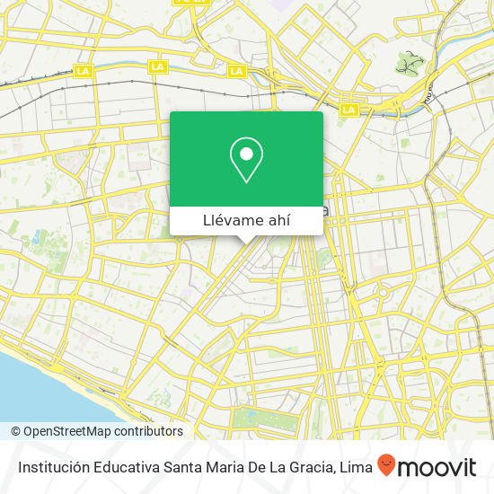 Mapa de Institución Educativa Santa Maria De La Gracia