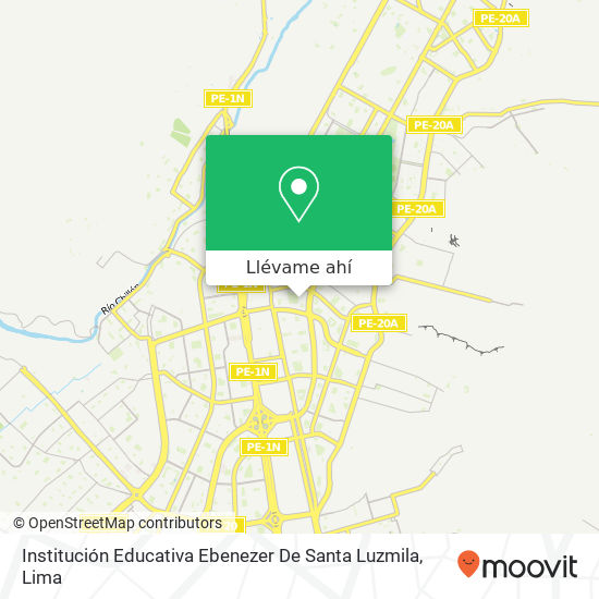 Mapa de Institución Educativa Ebenezer De Santa Luzmila
