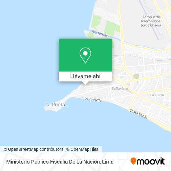 Mapa de Ministerio Público Fiscalía De La Nación