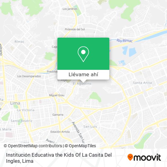 Mapa de Institución Educativa the Kids Of La Casita Del Ingles