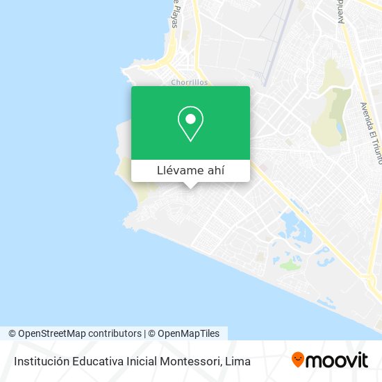 Mapa de Institución Educativa Inicial Montessori