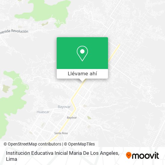 Mapa de Institución Educativa Inicial Maria De Los Angeles