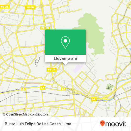 Mapa de Busto Luis Felipe De Las Casas