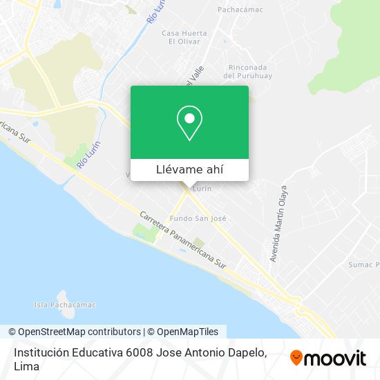 Mapa de Institución Educativa 6008 Jose Antonio Dapelo