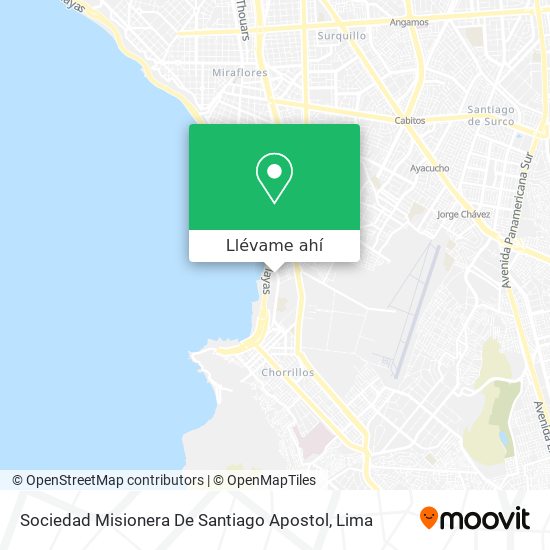 Mapa de Sociedad Misionera De Santiago Apostol