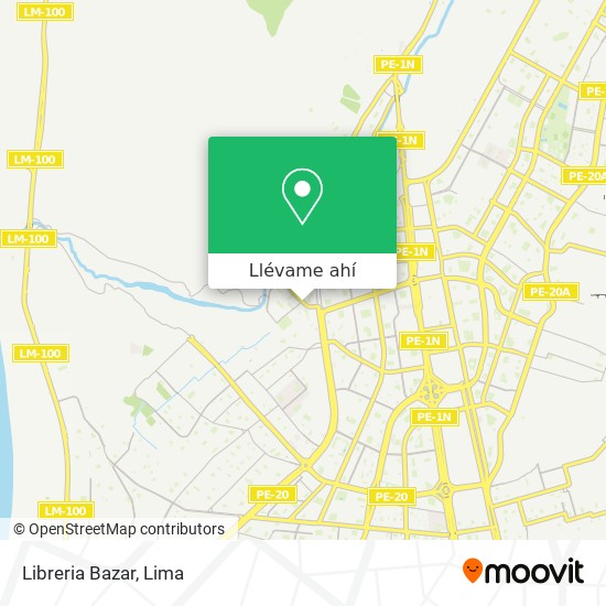 Mapa de Libreria Bazar