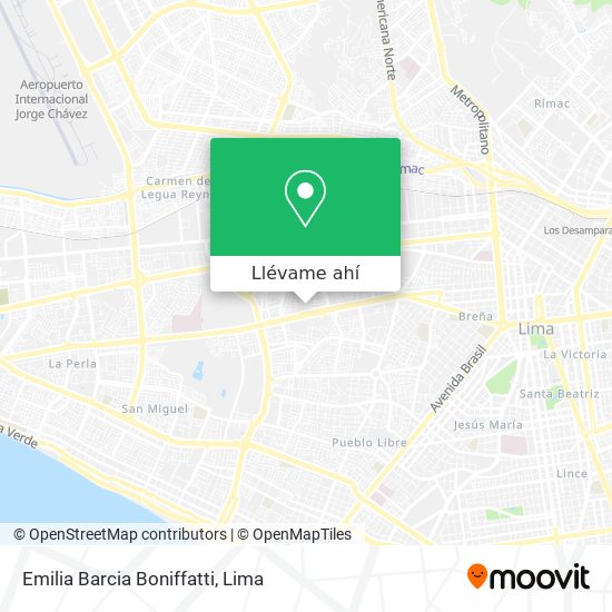 Mapa de Emilia Barcia Boniffatti
