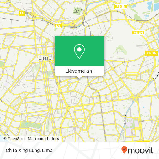 Mapa de Chifa Xing Lung