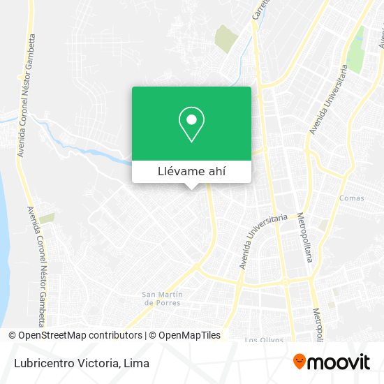 Mapa de Lubricentro Victoria