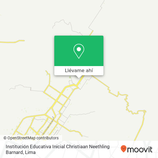 Mapa de Institución Educativa Inicial Christiaan Neethling Barnard
