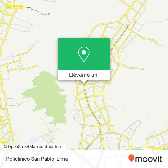 Mapa de Policlinico San Pablo