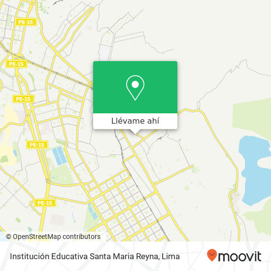 Mapa de Institución Educativa Santa Maria Reyna