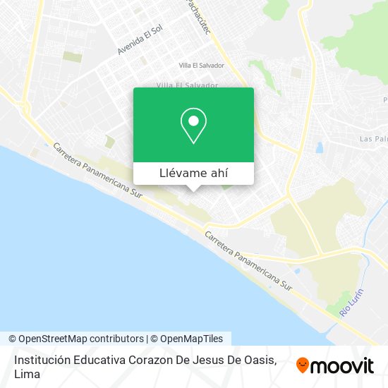 Mapa de Institución Educativa Corazon De Jesus De Oasis