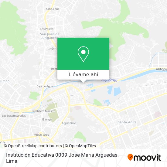 Mapa de Institución Educativa 0009 Jose Maria Arguedas