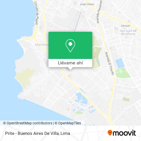 Mapa de Prite - Buenos Aires De Villa