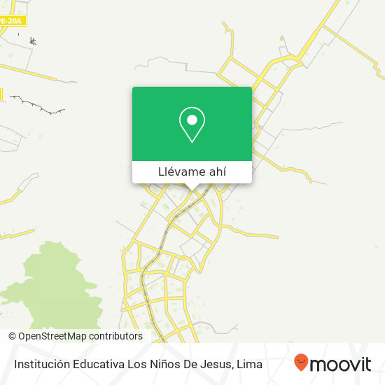 Mapa de Institución Educativa Los Niños De Jesus