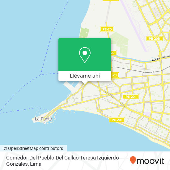 Mapa de Comedor Del Pueblo Del Callao Teresa Izquierdo Gonzales