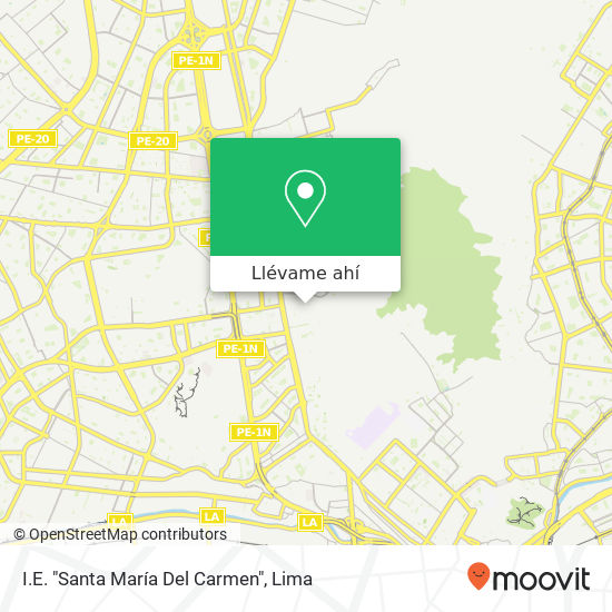 Mapa de I.E. "Santa María Del Carmen"