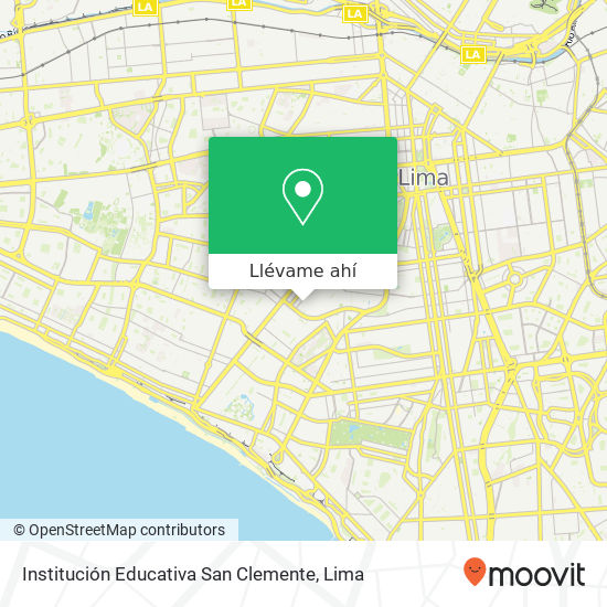Mapa de Institución Educativa San Clemente