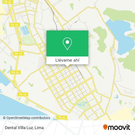 Mapa de Dental Villa Luz