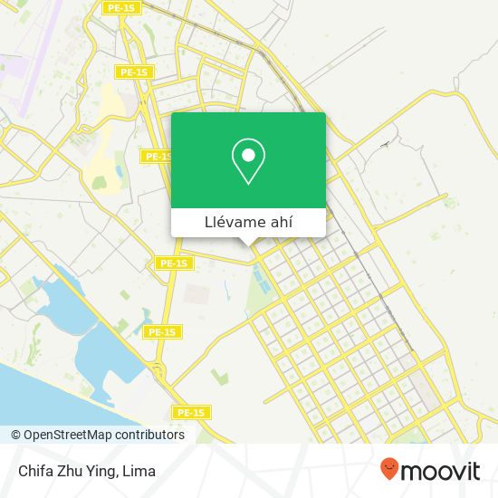 Mapa de Chifa Zhu Ying