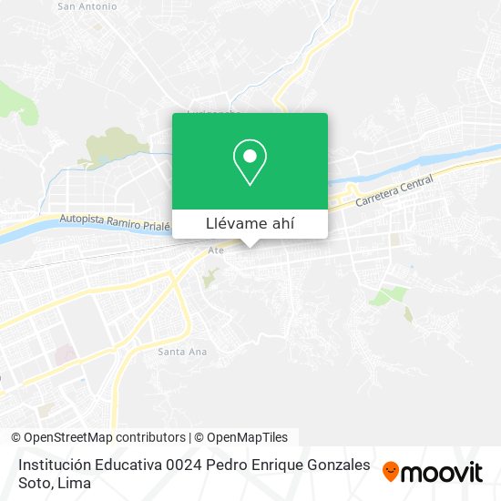 Mapa de Institución Educativa 0024 Pedro Enrique Gonzales Soto