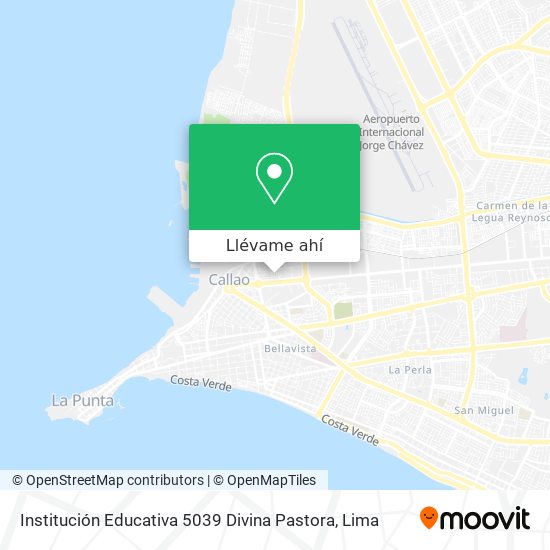 Mapa de Institución Educativa 5039 Divina Pastora