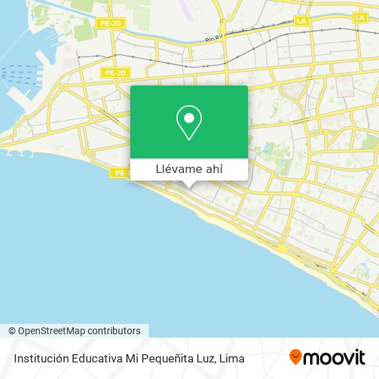 Mapa de Institución Educativa Mi Pequeñita Luz