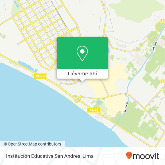 Mapa de Institución Educativa San Andres