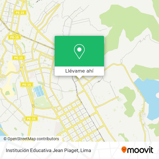 Mapa de Institución Educativa Jean Piaget