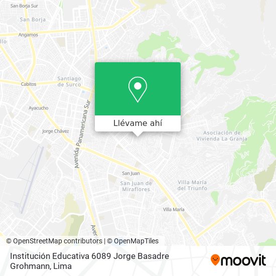 Mapa de Institución Educativa 6089 Jorge Basadre Grohmann