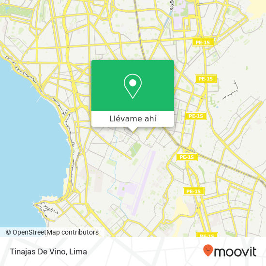 Mapa de Tinajas De Vino