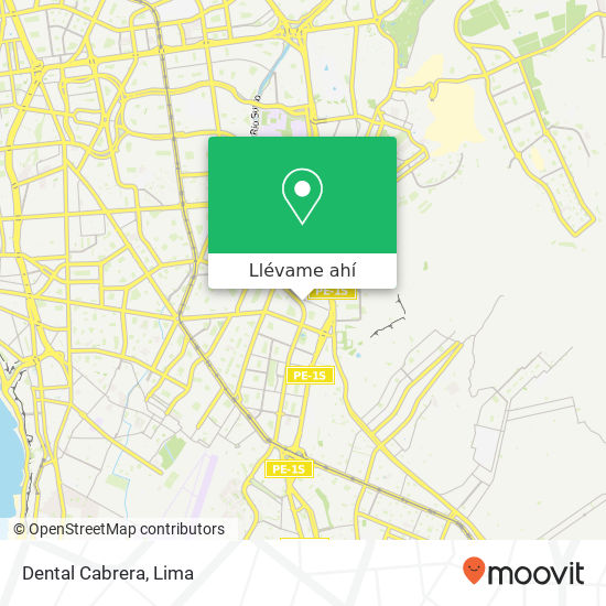 Mapa de Dental Cabrera