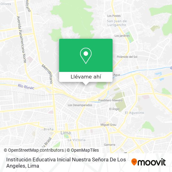 Mapa de Institución Educativa Inicial Nuestra Señora De Los Angeles