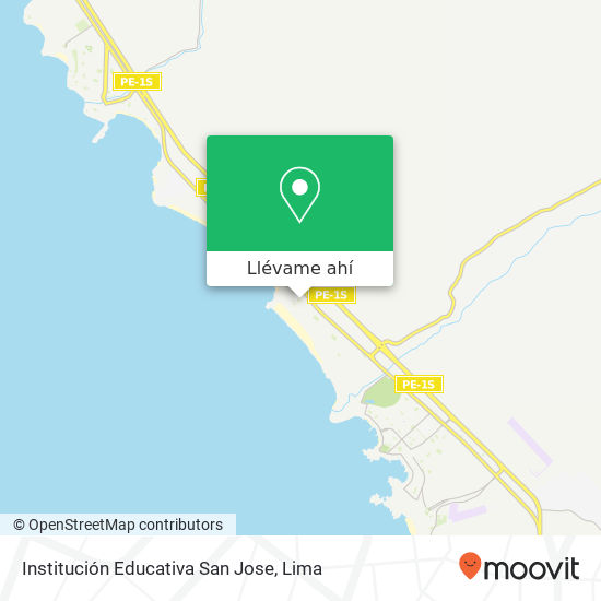 Mapa de Institución Educativa San Jose