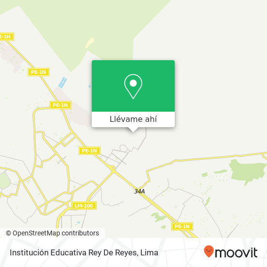 Mapa de Institución Educativa Rey De Reyes