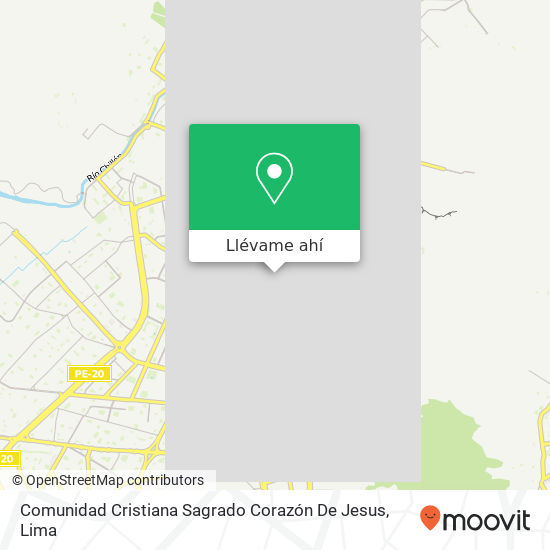 Mapa de Comunidad Cristiana Sagrado Corazón De Jesus