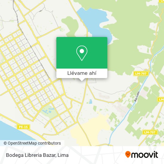 Mapa de Bodega Libreria Bazar