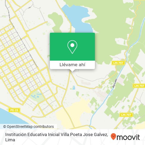 Mapa de Institución Educativa Inicial Villa Poeta Jose Galvez