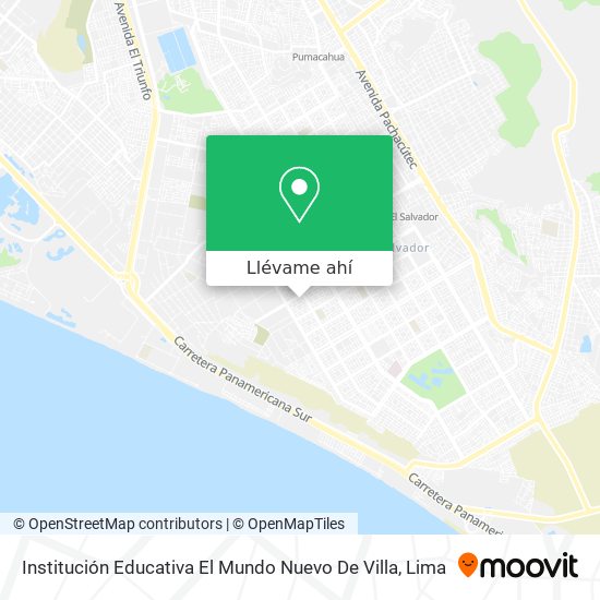 Mapa de Institución Educativa El Mundo Nuevo De Villa