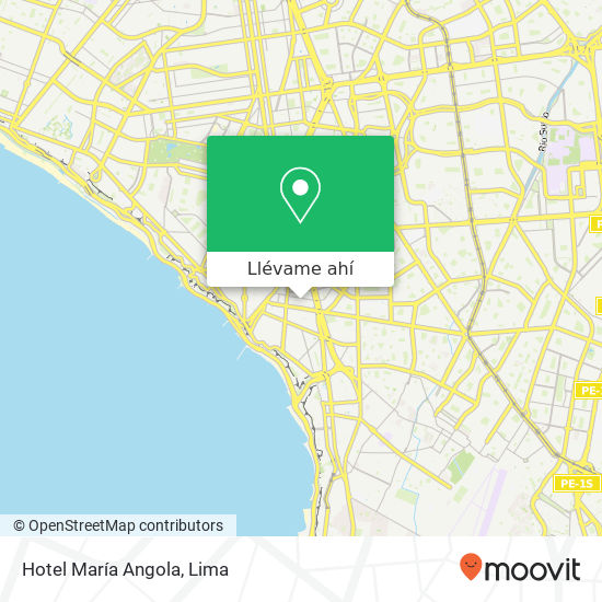 Mapa de Hotel María Angola