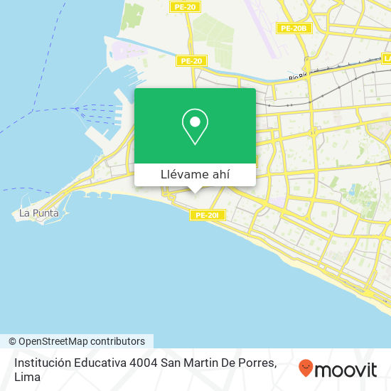 Mapa de Institución Educativa 4004 San Martin De Porres