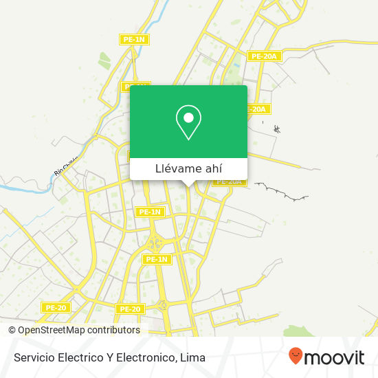 Mapa de Servicio Electrico Y Electronico