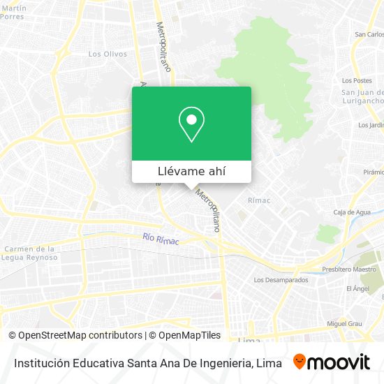 Mapa de Institución Educativa Santa Ana De Ingenieria