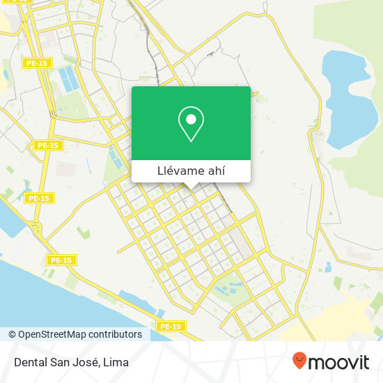 Mapa de Dental San José