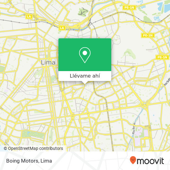 Mapa de Boing Motors