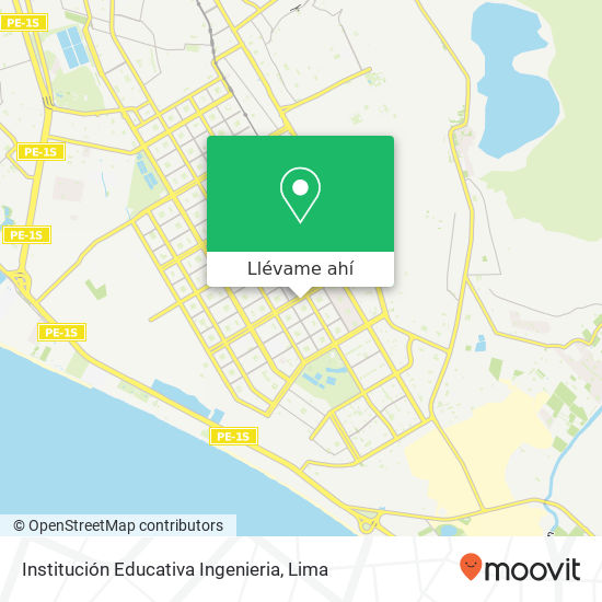 Mapa de Institución Educativa Ingenieria